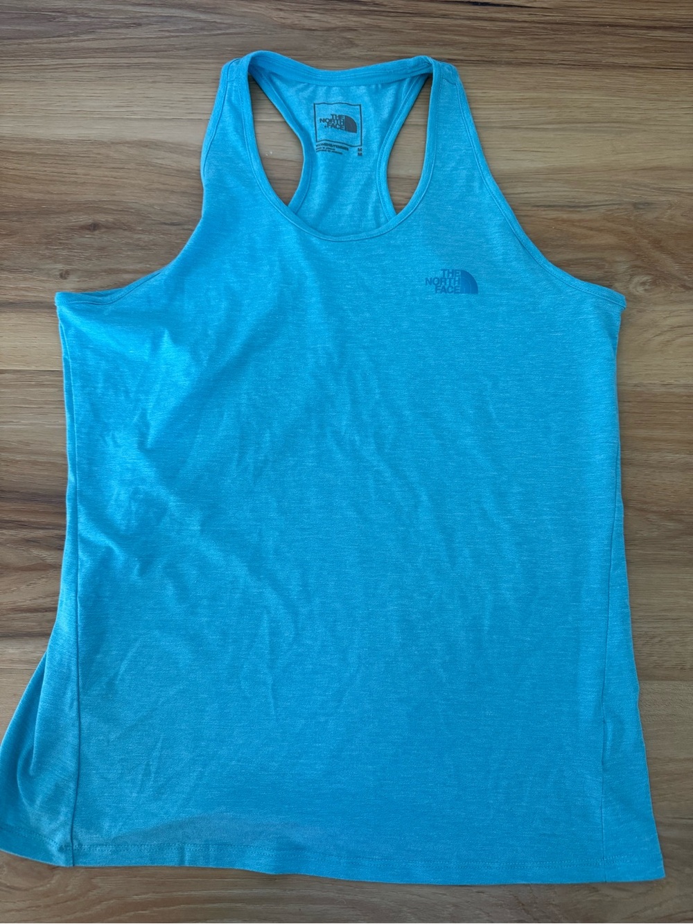 The North Face Women's Racerback Tank - Teal Blue- medium